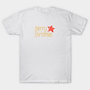 Merry Christmas Star T-Shirt